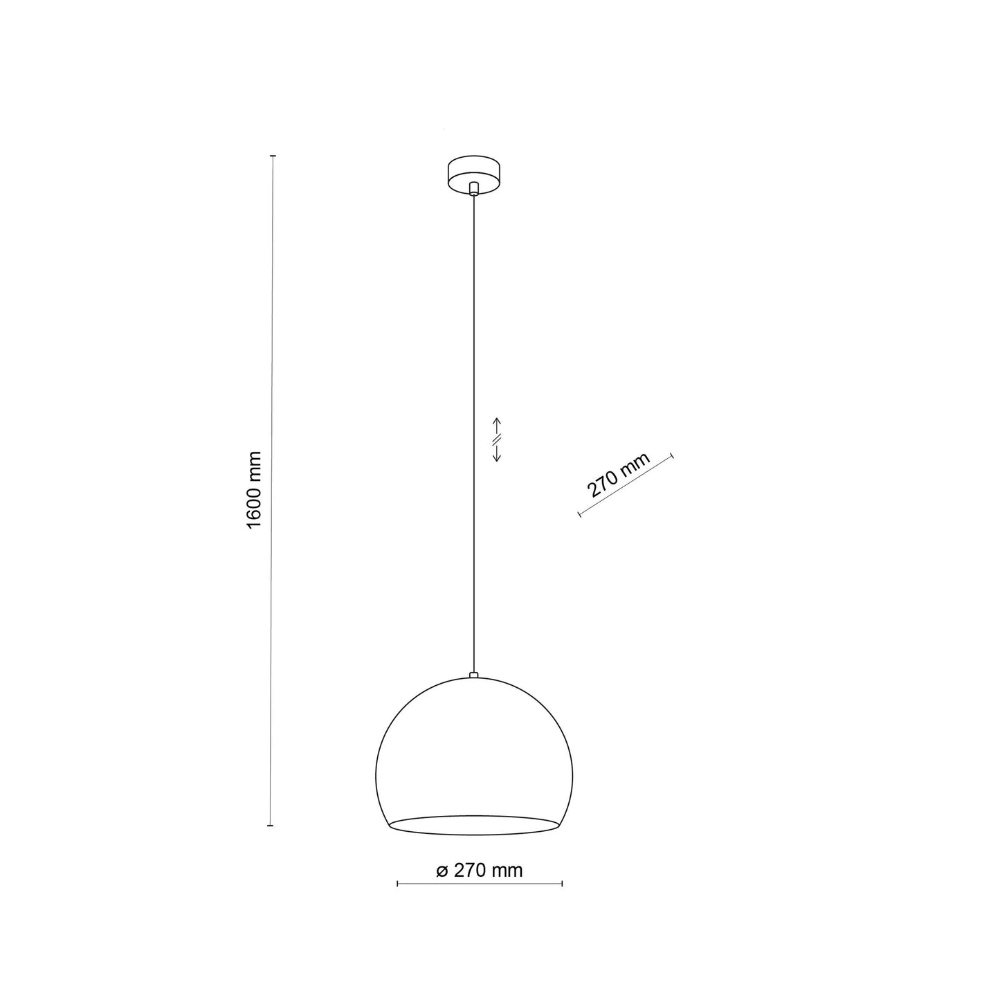 Mid-Century Modern Pendant Light | Focused Downward Lighting | Stylish Fixture for Kitchen Islands and Dining Tables