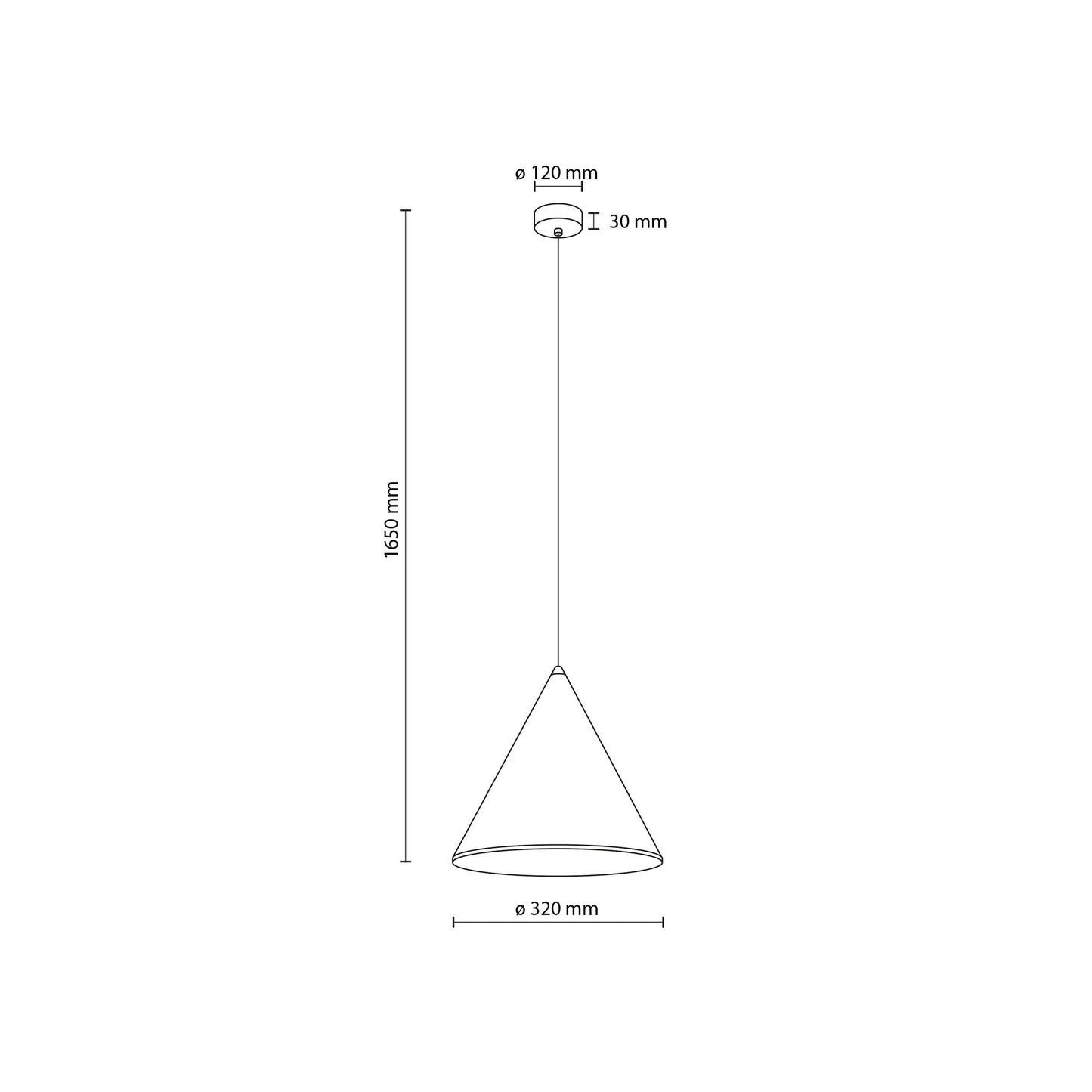 Modern Cone Pendant Light with Adjustable Height | Stylish Pendant Lighting for Kitchen Island