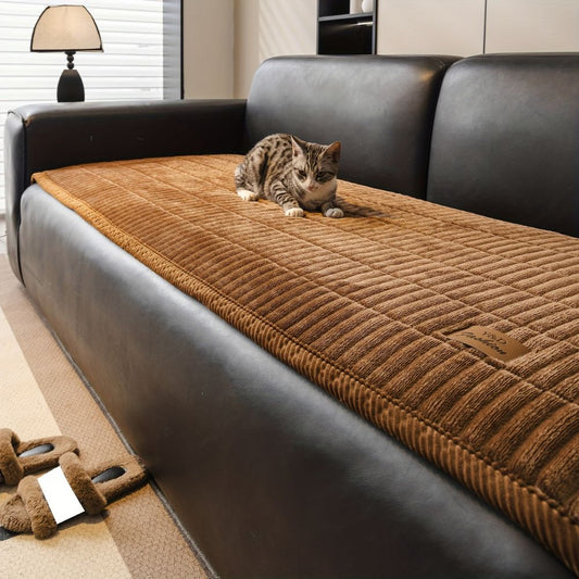 Cosy Collection | Quilted Couch Cover Protector with Soft Microfibre Blend | Stylish Sofa Protection for Pets and Comfort 1