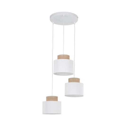 Duo Collection | Natural Jute Pendant Light with Colorful Shades | Eco-Friendly Design for Cozy Kitchen Lighting 1