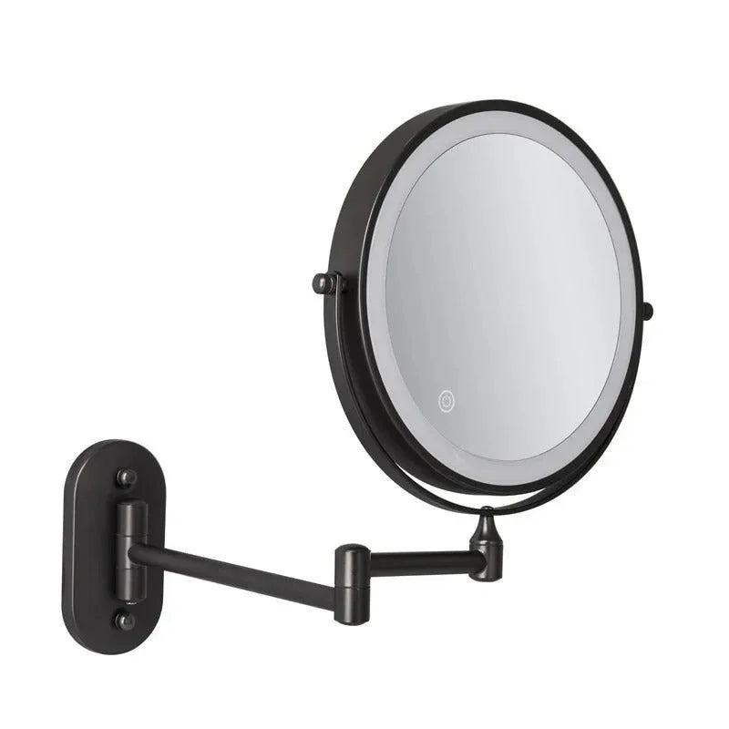 Elara Haus | LED Makeup Mirror with Adjustable Lighting & Magnification | Stylish Chrome Finish for Flawless Beauty 9
