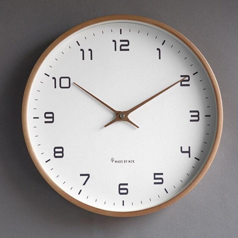 Elara Haus | Modern Wall Clock with Silent Sweep Mechanism | Solid Wood Design for Timeless Elegance 8