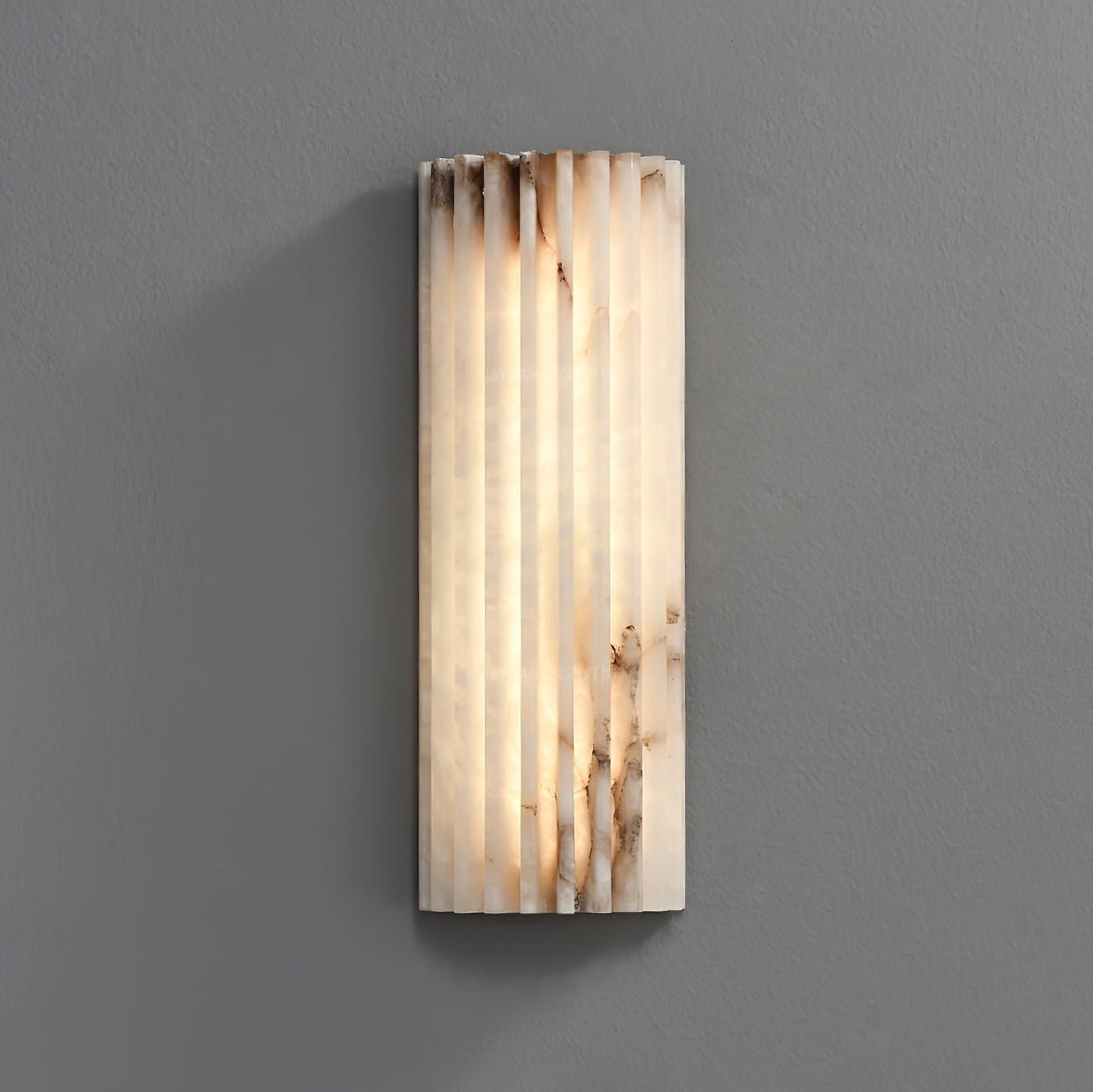Elegant Alabaster Wall Sconce Light with Soft Glow Design | Ambient Lighting for Warm Atmosphere 10