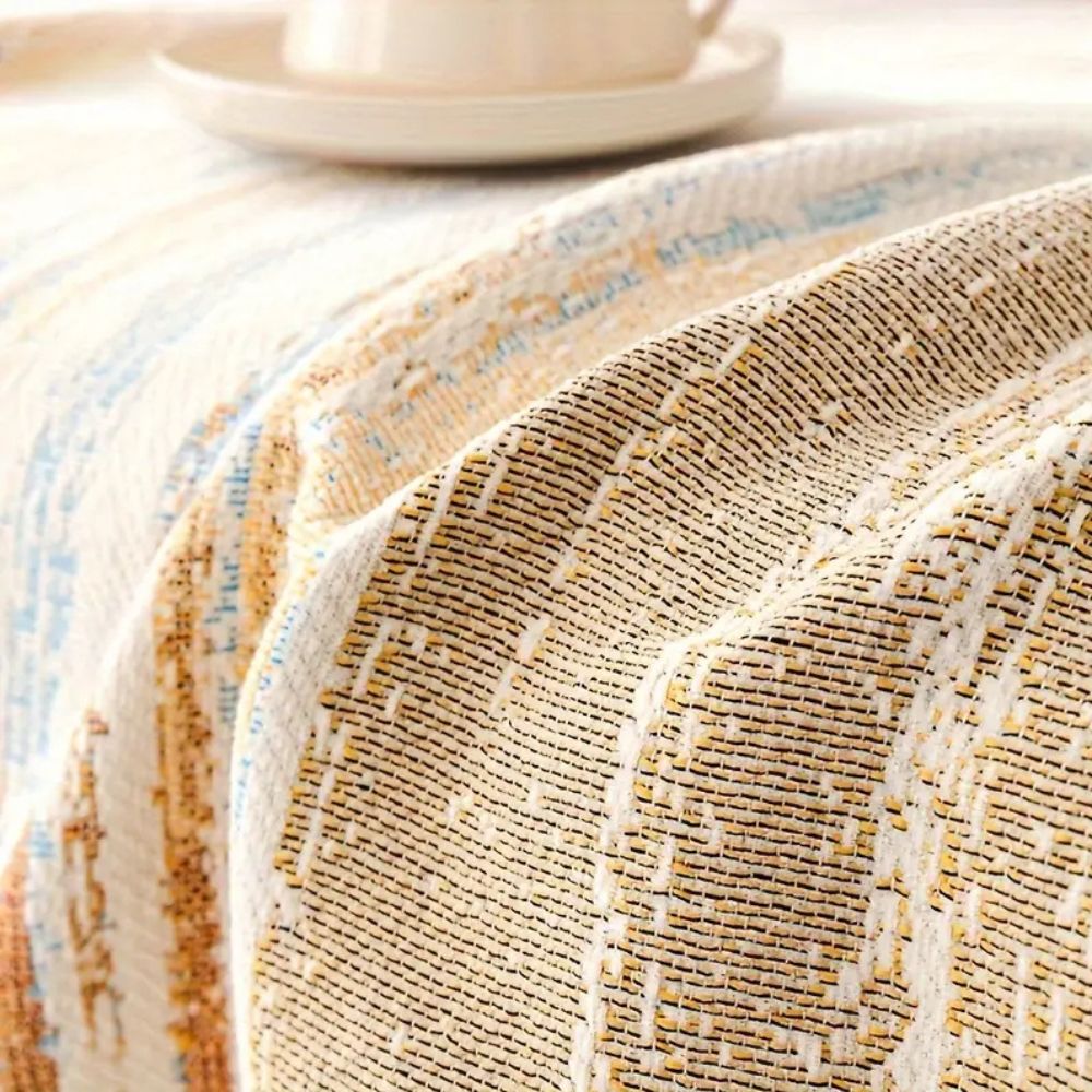 Elegant Striped Couch Cover | Premium Chenille Fabric Protector for Stylish Couch Protection 8