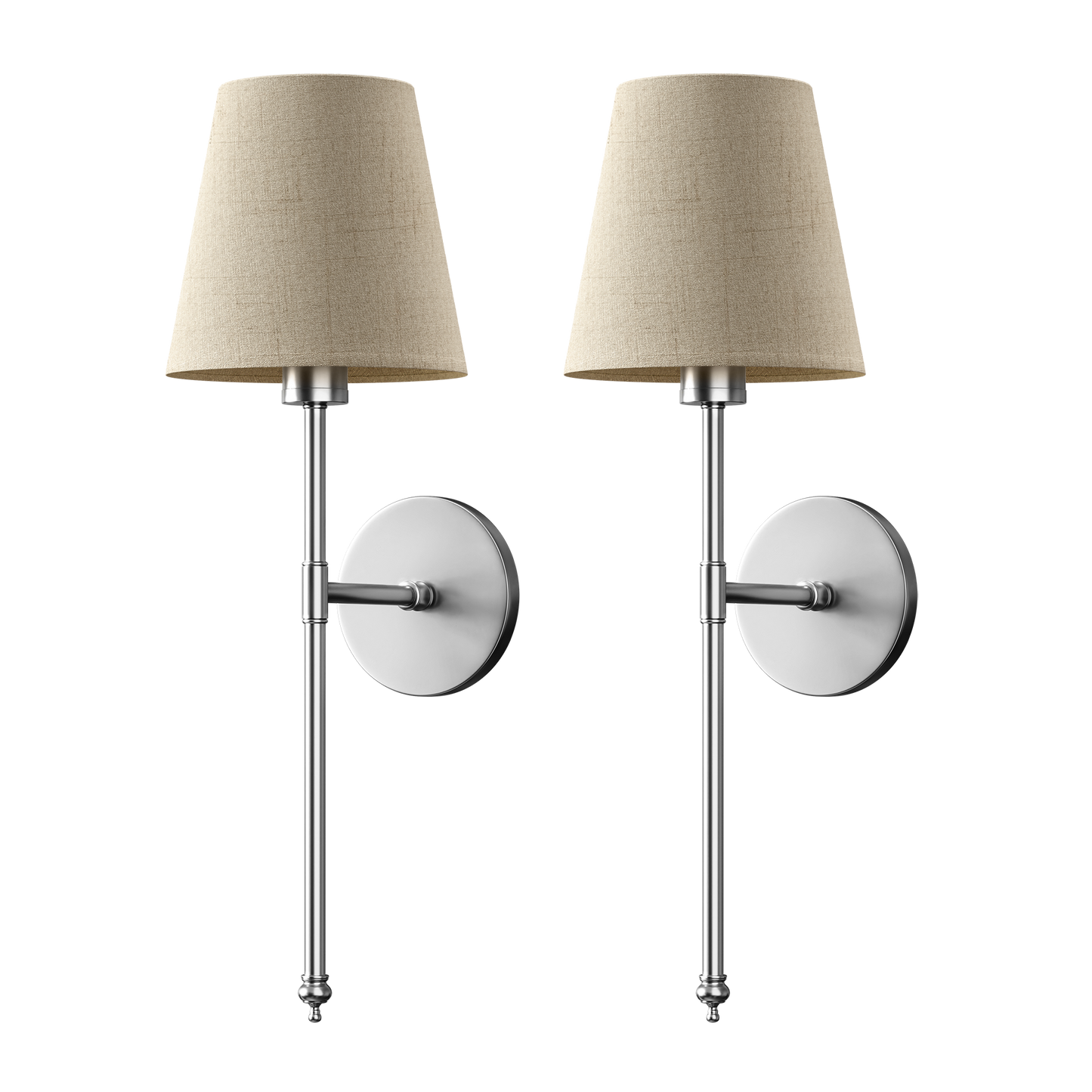 Elegant Wall Sconces | Wireless Wall Lights Set of 2 with Ambient LED Glow | Perfect for Home Decor 9