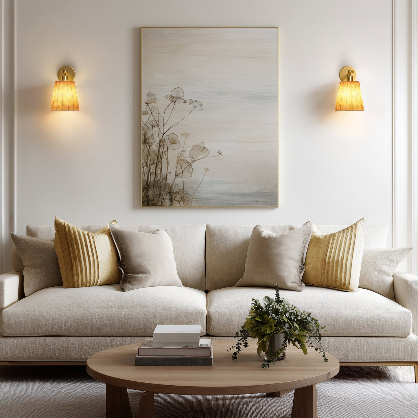 Elegant Wireless Wall Sconce Light with Adjustable Brightness | Modern Wall Lamp for Versatile Indoor Lighting 7