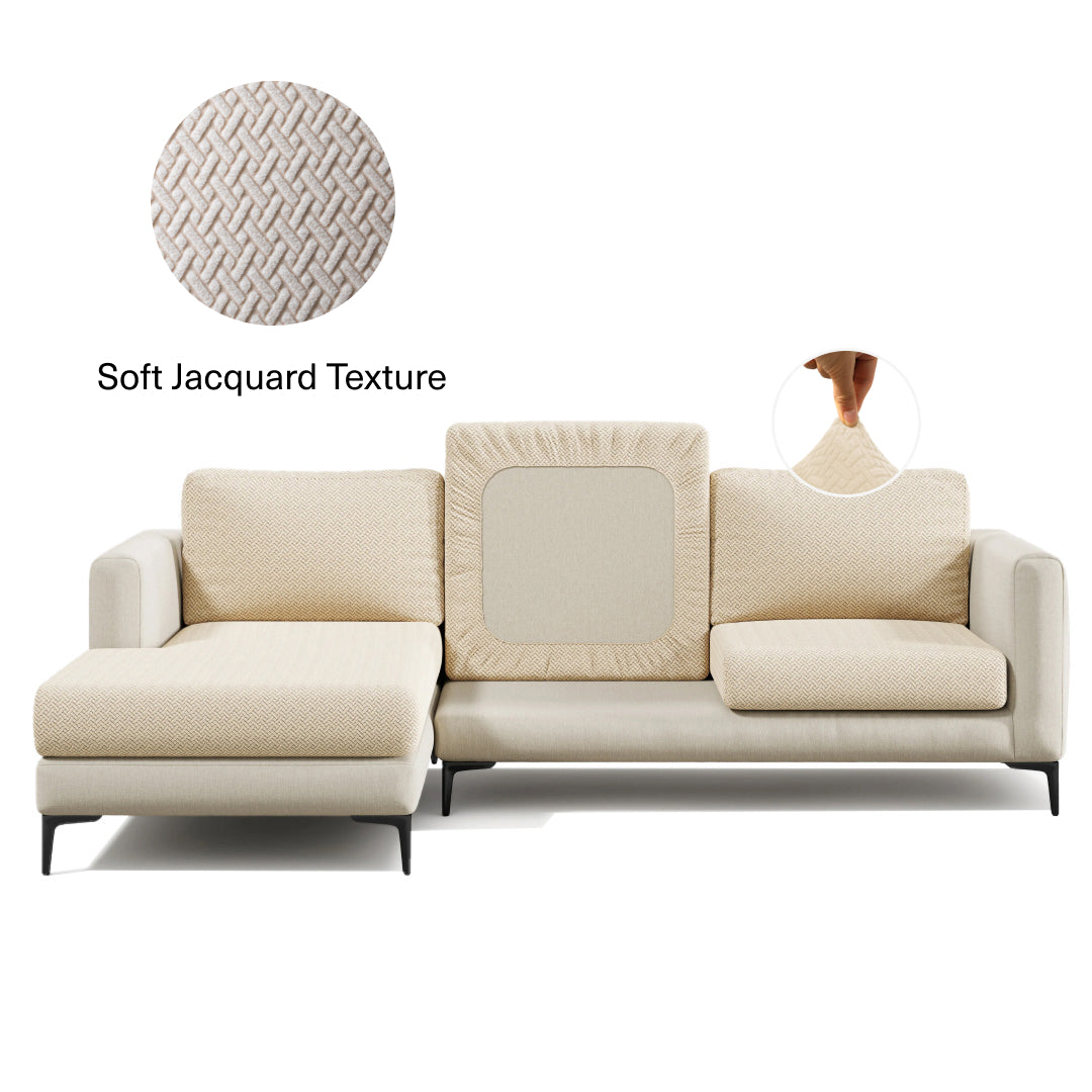 Elegant | High-Stretch Sofa Cover with Timeless Design | Easy Care for Cozy Home Decor 18