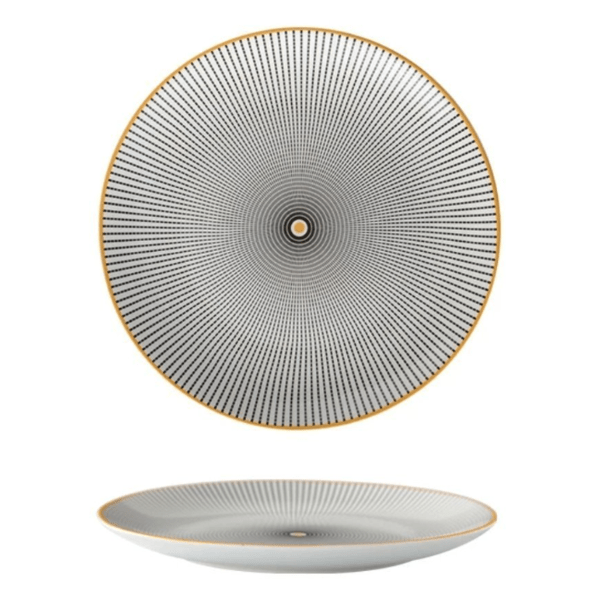 Euclid Plate Collection | Elegant Dinner Plates with Stylish Design | Perfect for Dining and Entertaining 12