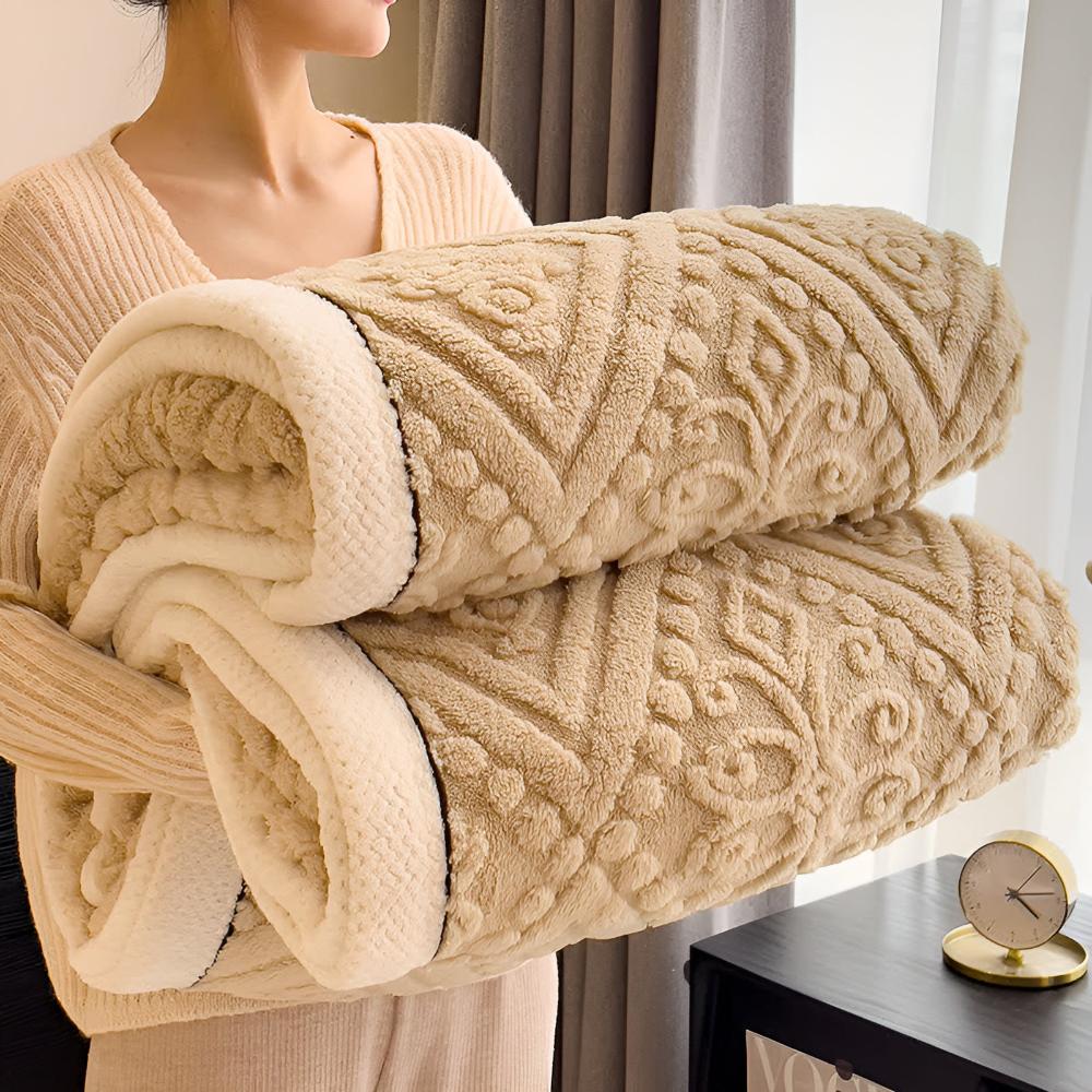 Luxe Velvet Mandala Throw Blanket with Plush Texture | Cozy Comfort for All Seasons 11