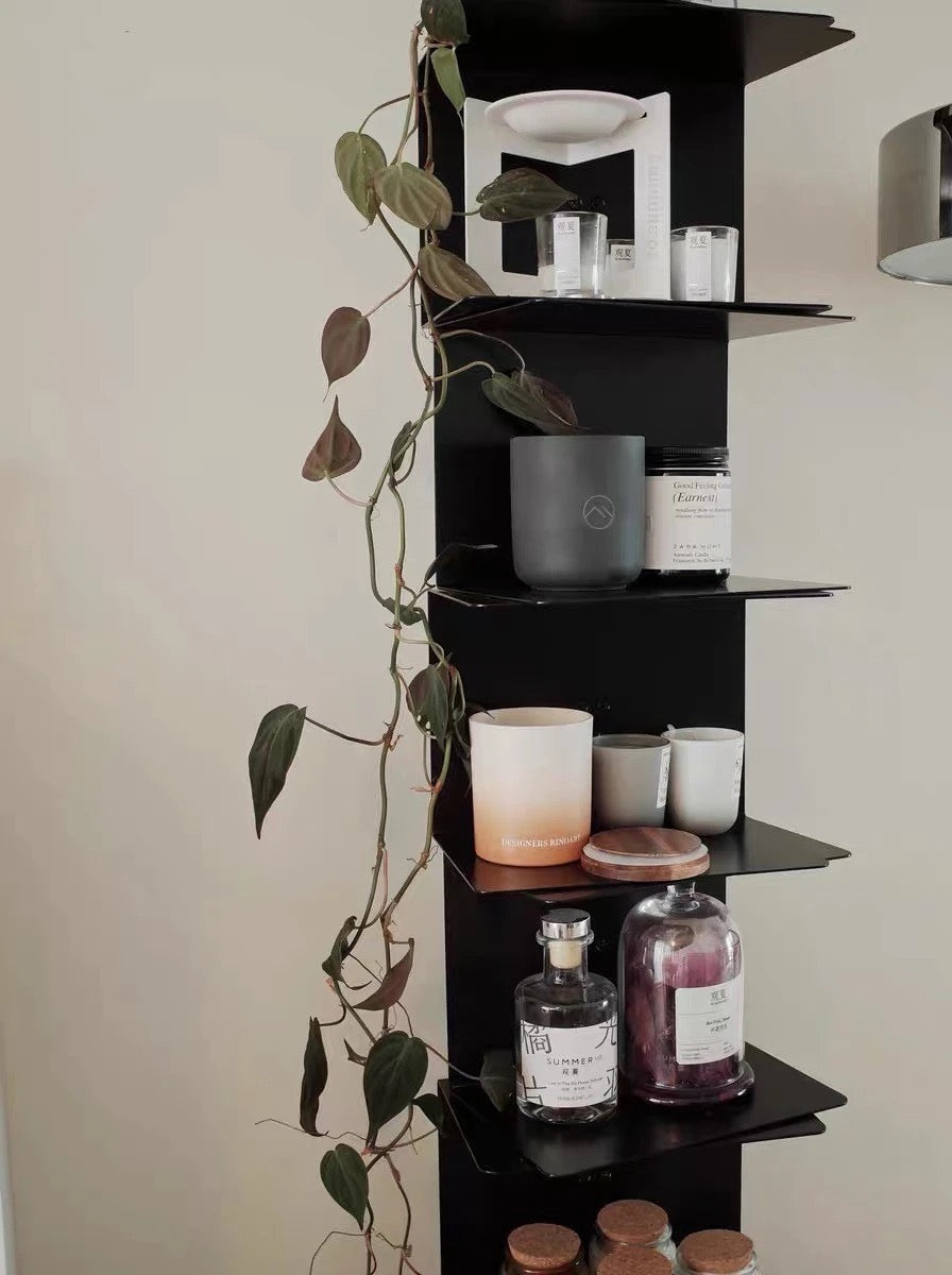 Modern Floating Bookshelf | Sleek Metal Design with Invisible Aesthetic | Space-Saving Vertical Storage for Contemporary Interiors 8