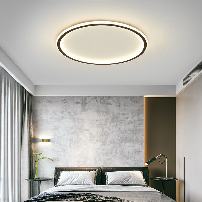 Scandinavian Round LED Ceiling Light | Integrated LED & Flush Mount Design for Modern Interiors 8