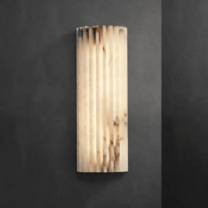 Elegant Alabaster Wall Sconce Light with Soft Glow Design | Ambient Lighting for Warm Atmosphere