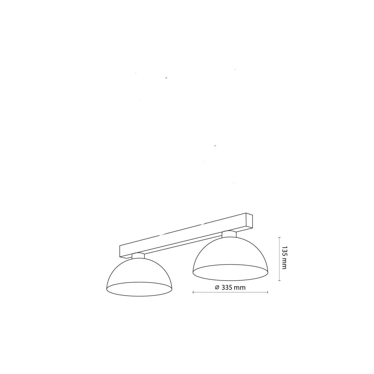 OSLO | Scandinavian Pendant Light with Natural Wood Accent | Adjustable Height for Focused Downward Illumination