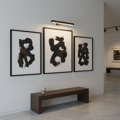 Adjustable LED Wall Light for Artwork Display with Customizable Hues | Sleek Design for Elegant Illumination 3