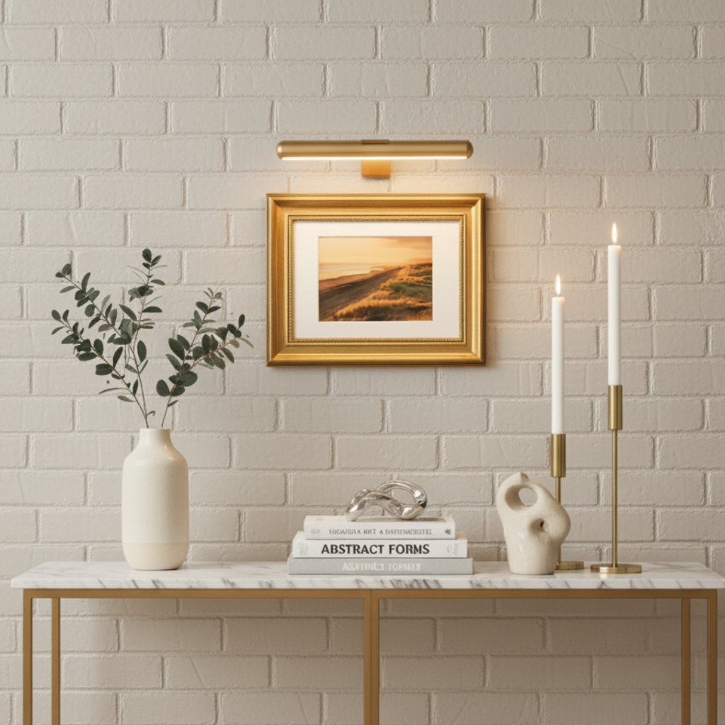 Adjustable LED Wall Light for Artwork Display with Customizable Hues | Sleek Design for Elegant Illumination 8