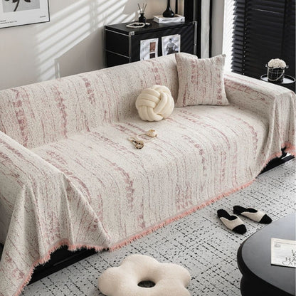 Almond Crest | Couch Cover with Luxurious Chenille Fabric | Stylish Protector for Pets and Everyday Comfort 7