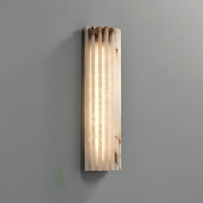 Elegant Alabaster Wall Sconce Light with Soft Glow Design | Ambient Lighting for Warm Atmosphere