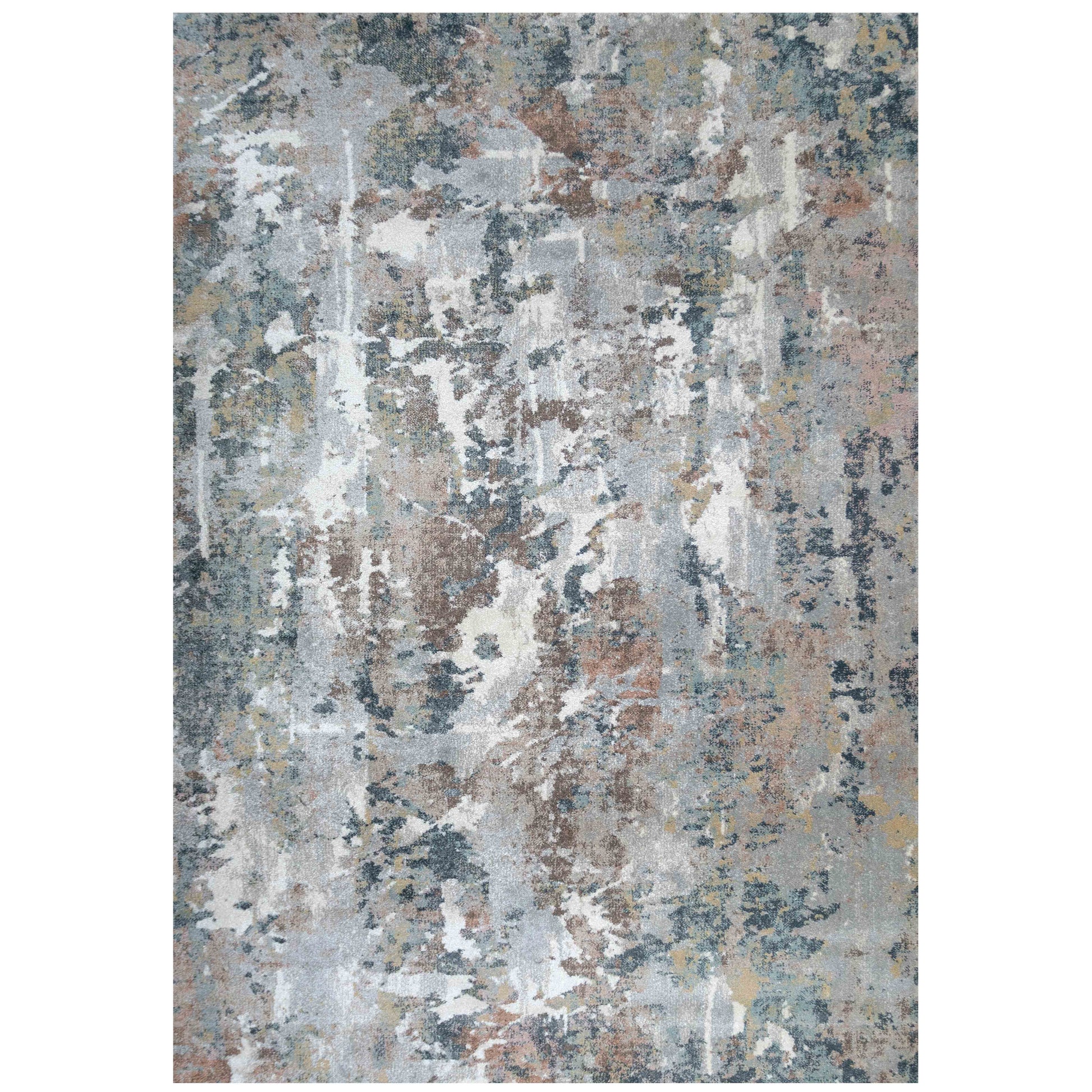 Artisan Collection | Soft Modern Blue Grey Rug with Canvas Effect | Elegant Home Decor for Calming Atmosphere 0