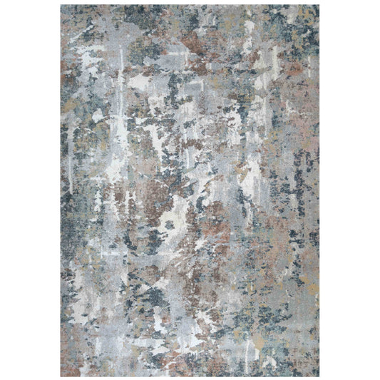 Artisan Collection | Soft Modern Blue Grey Rug with Canvas Effect | Elegant Home Decor for Calming Atmosphere 0