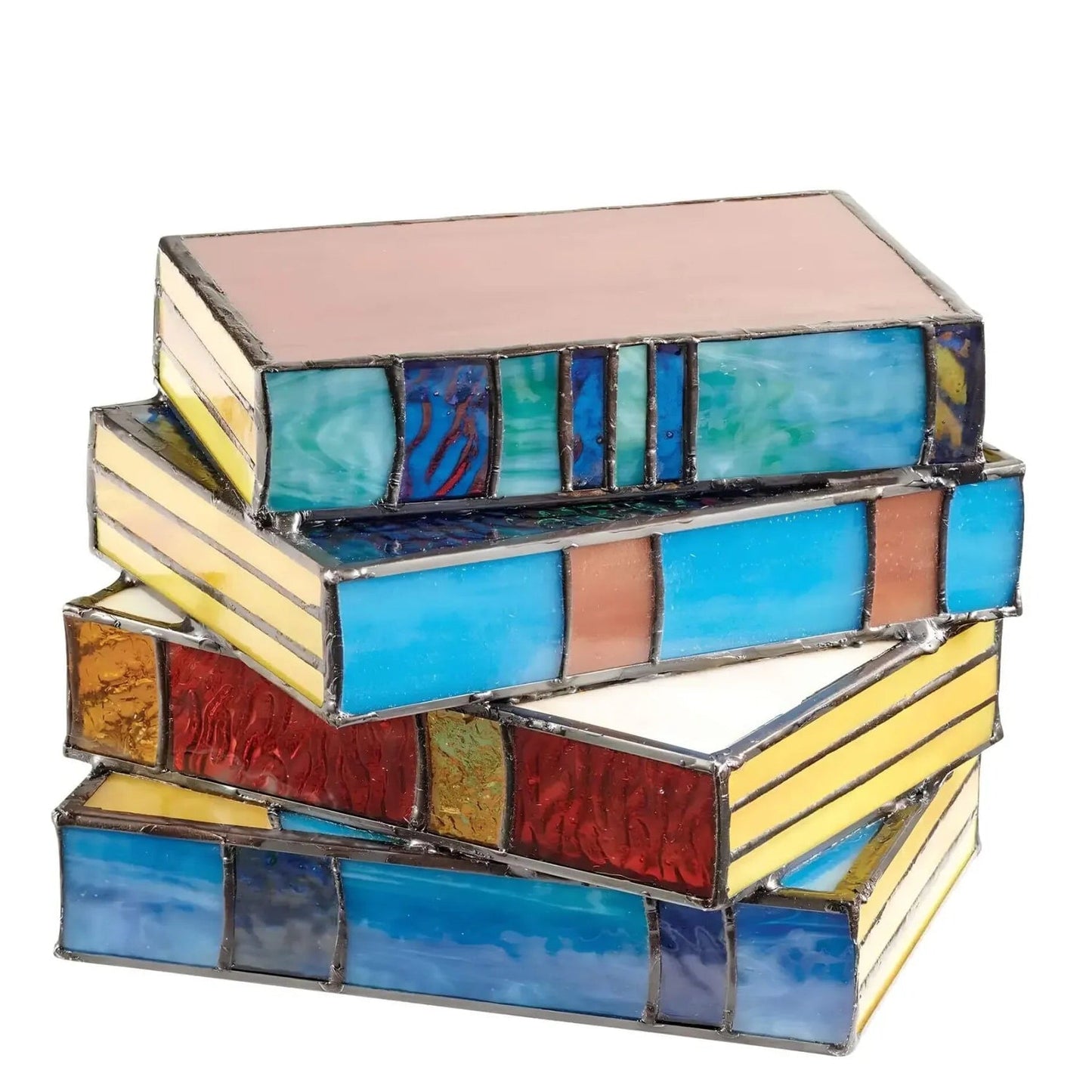 Artisan Stained Glass Table Lamp with Warm Ambient Glow | Unique Bedside Lamps for Cozy Home Decor 2