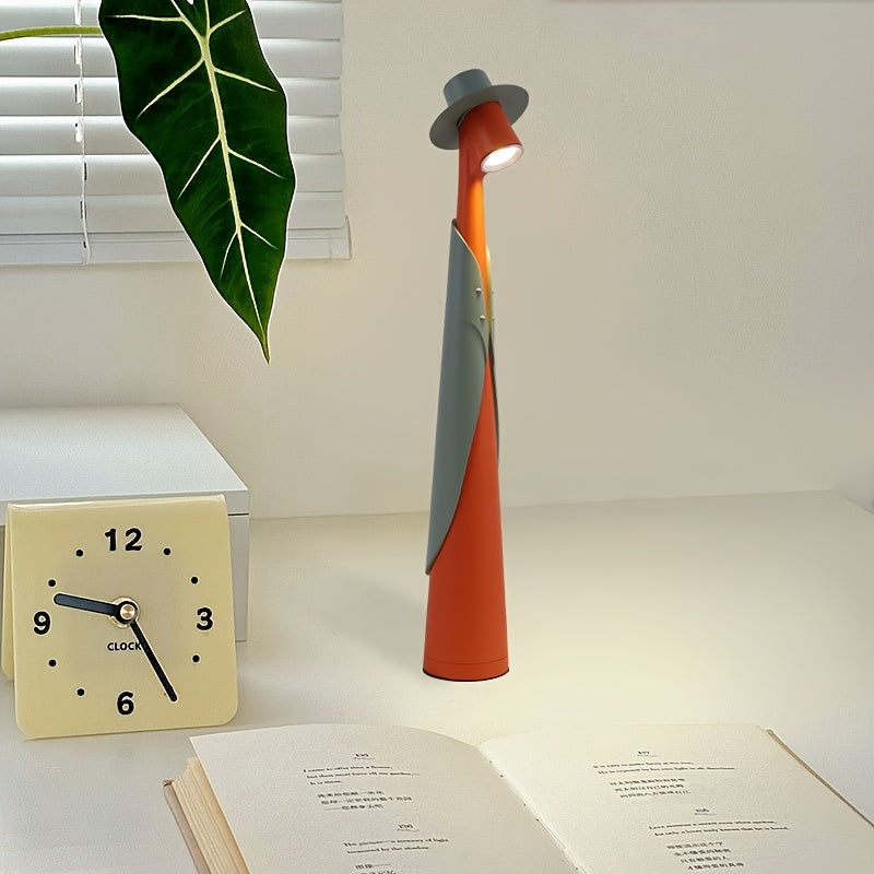 Artistic LED Desk Lamp | Rechargeable Cordless Table Lamp with Touch Control | Modern Design for Creative Illumination 10