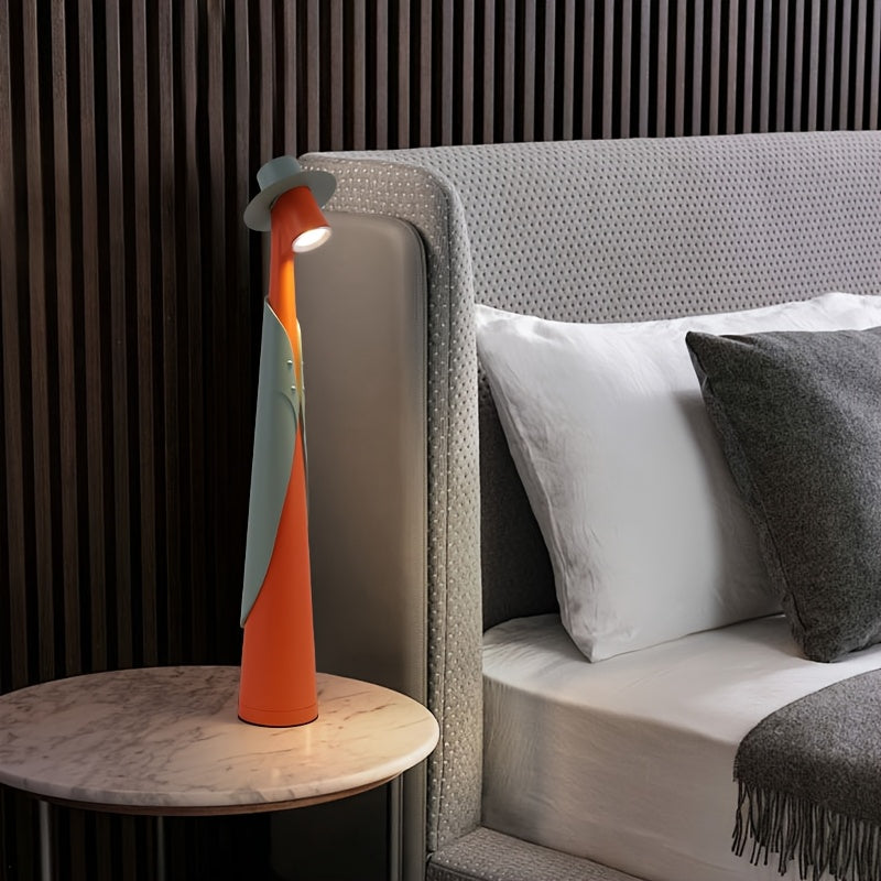 Artistic LED Desk Lamp | Rechargeable Cordless Table Lamp with Touch Control | Modern Design for Creative Illumination 5