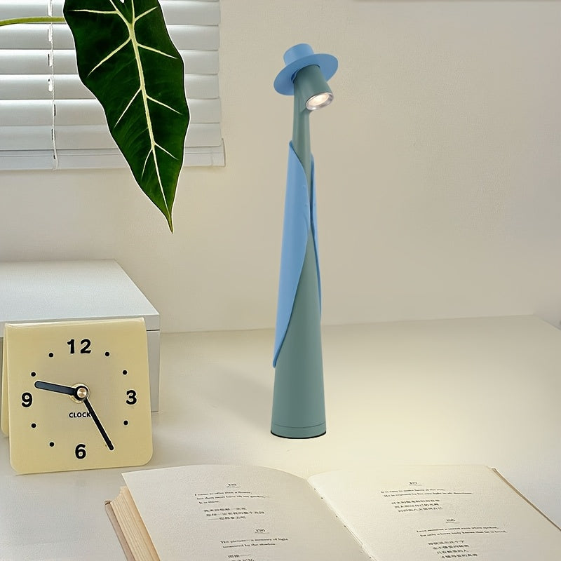 Artistic LED Desk Lamp | Rechargeable Cordless Table Lamp with Touch Control | Modern Design for Creative Illumination 9