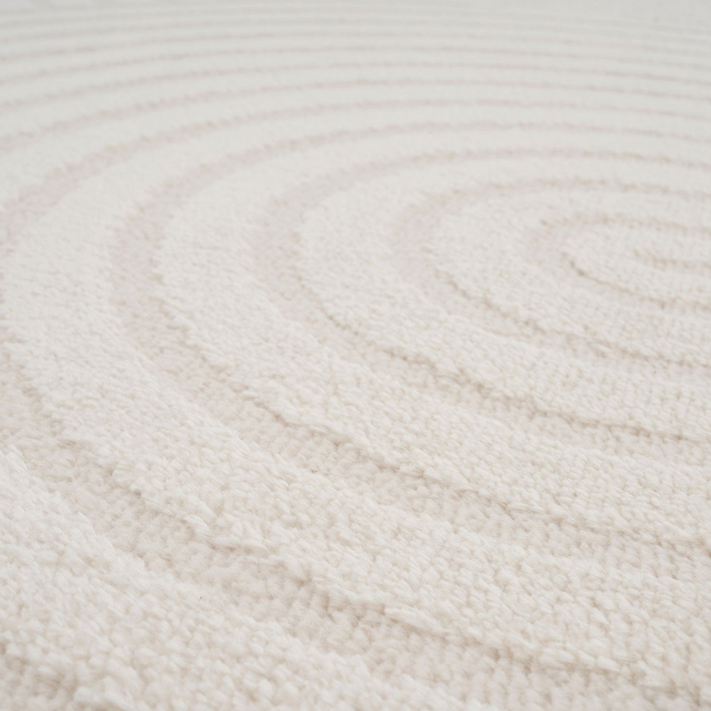 Boho Rug | Soft Cream Tufted Polyester with Unique Design | Cozy Decor for Warm Interiors 7