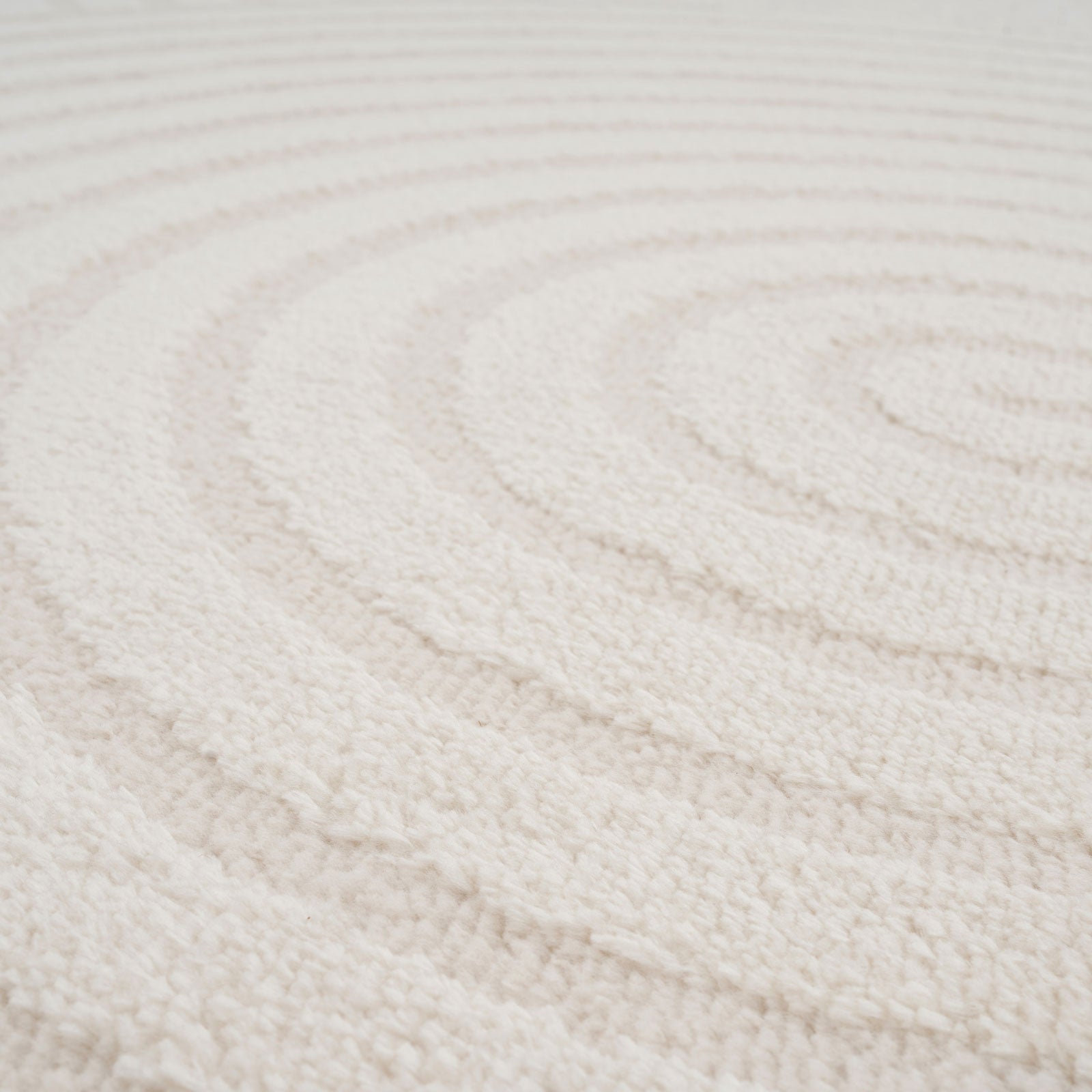 Boho Rug | Soft Cream Tufted Polyester with Unique Design | Cozy Decor for Warm Interiors 7