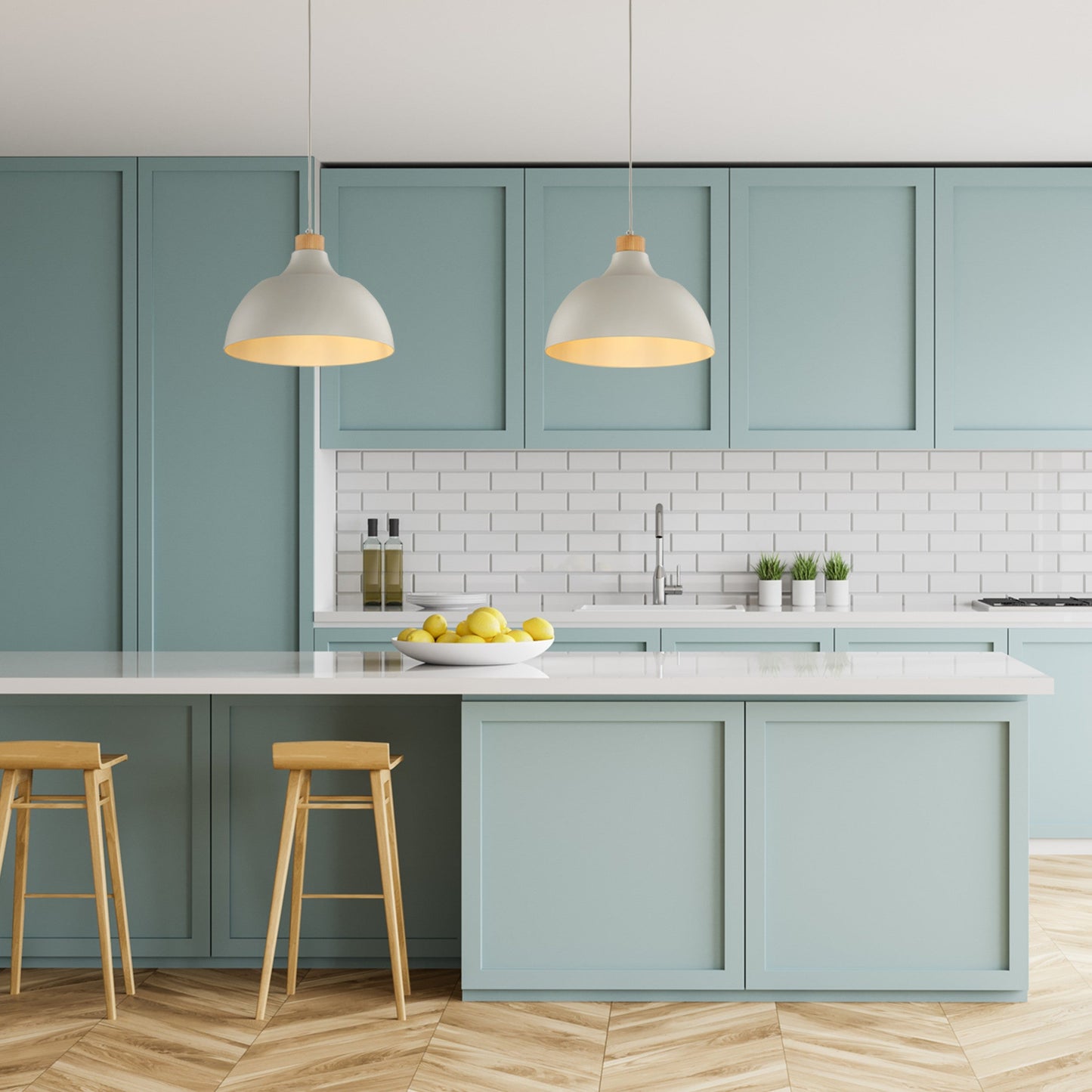 CAP Collection | Scandinavian Pendant Lighting with Adjustable Height | Modern Design for Versatile Home Decor 4