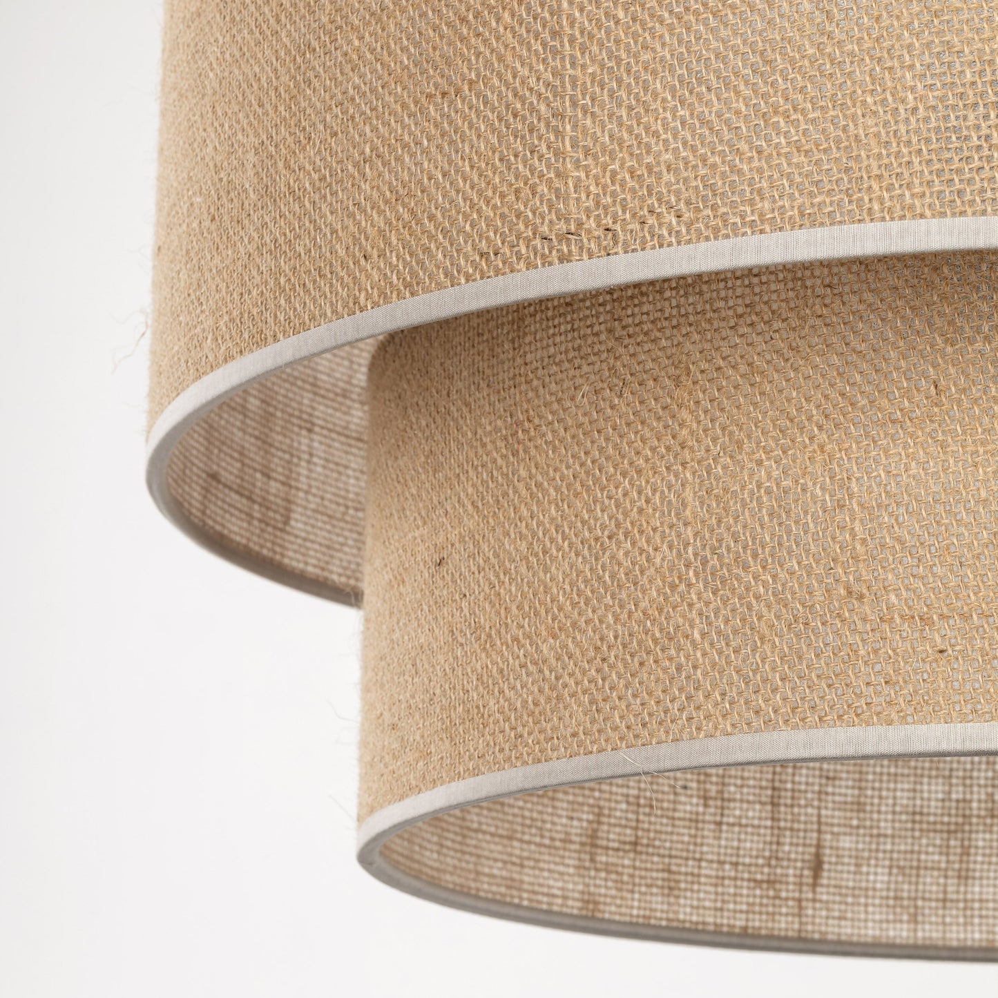 Calisto Jute | Large Kitchen Pendant Lighting with Layered Woven Shade | Warm Ambient Glow for Cozy Interiors 2