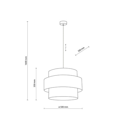 Calisto Jute | Large Kitchen Pendant Lighting with Layered Woven Shade | Warm Ambient Glow for Cozy Interiors 7