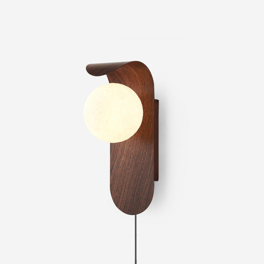 Carlyle | Plug-In Wall Lamp with Frosted Acrylic Globe | Damp Rated for Versatile Bathroom Use 1
