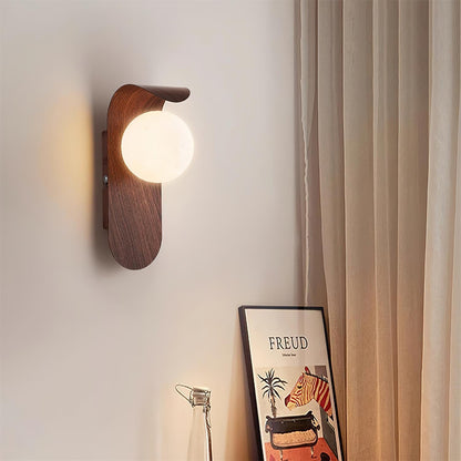 Carlyle | Plug-In Wall Lamp with Frosted Acrylic Globe | Damp Rated for Versatile Bathroom Use 3