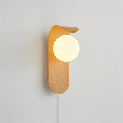Carlyle | Plug-In Wall Lamp with Frosted Acrylic Globe | Damp Rated for Versatile Bathroom Use 9
