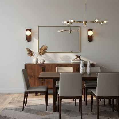 Carlyle | Wall Sconce Lighting with Frosted Glass Globe | Dimmer Compatible for Soft Ambient Illumination 6