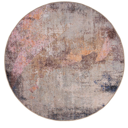 Carrie Collection | Washable Area Rug with Distressed Multicolour Design | Eco-Friendly and Stain Resistant for Versatile Living Room Use 7