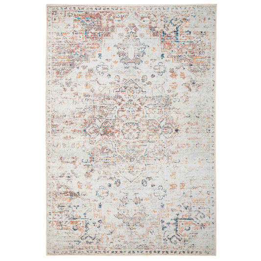 Cecilia | Washable Area Rug with Non-Slip Backing | Cozy Multicolor Design for Living Room Decor 0