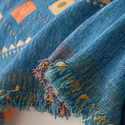 Chic Boho | Couch Cover with Non-Slip Design & Tassel Embellishments | Stylish Protection for Home Decor 6