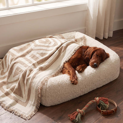 Chic Geometric Boho Sofa Cover with 360-Degree Protection | Stylish & Easy Maintenance for Pet-Friendly Homes 6
