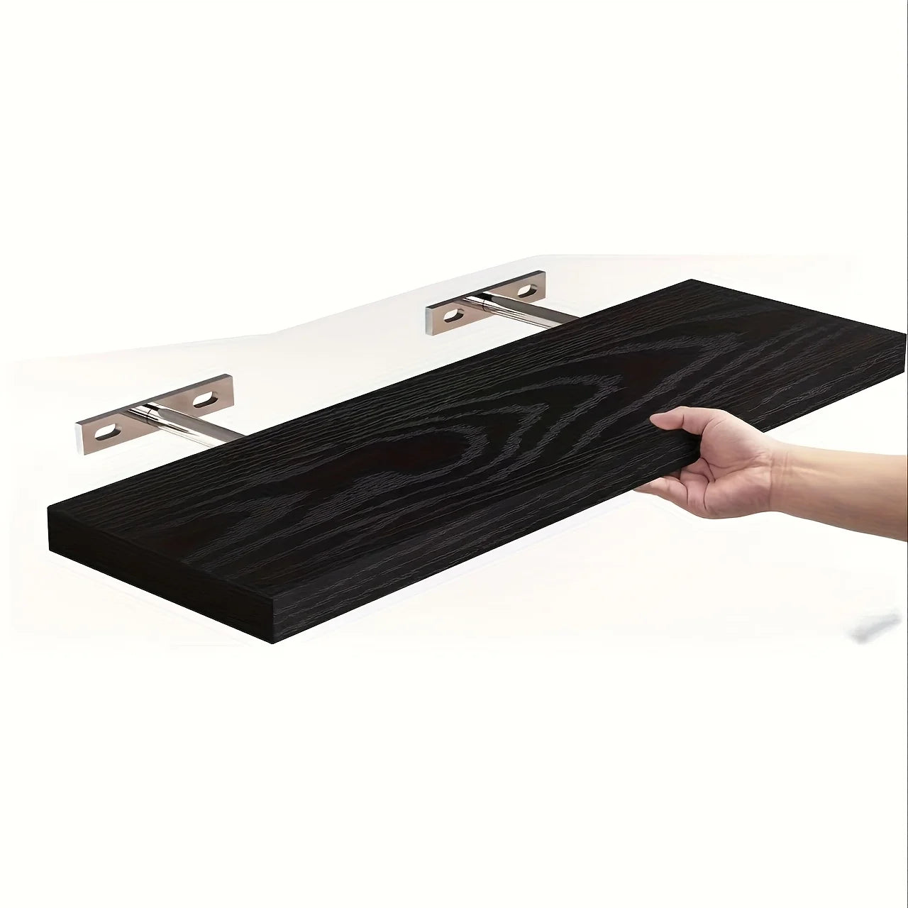Classic Solid Wood Wall Shelf | Space-Saving Floating Design for Stylish Storage and Display 6