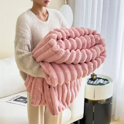 Cloud Nine | Textured Throw Blanket with Plush Softness | Versatile Comfort for All Seasons 0
