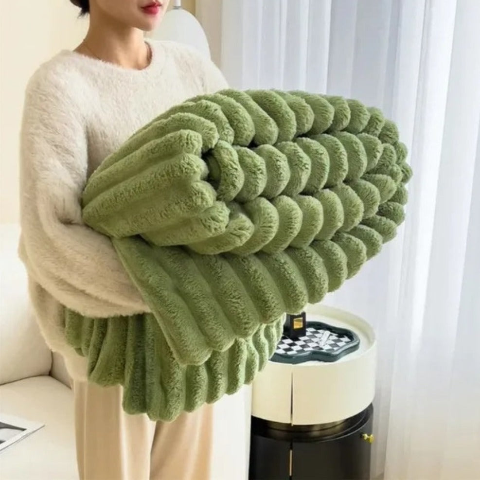 Cloud Nine | Textured Throw Blanket with Plush Softness | Versatile Comfort for All Seasons 5