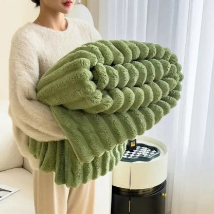 Cloud Nine | Textured Throw Blanket with Plush Softness | Versatile Comfort for All Seasons 5