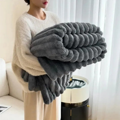 Cloud Nine | Textured Throw Blanket with Plush Softness | Versatile Comfort for All Seasons 6