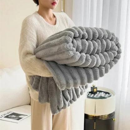 Cloud Nine | Textured Throw Blanket with Plush Softness | Versatile Comfort for All Seasons 8