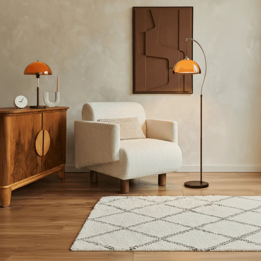 CobyArc | Elegant Sculptural Ambient Floor and Table Lamp Set 1