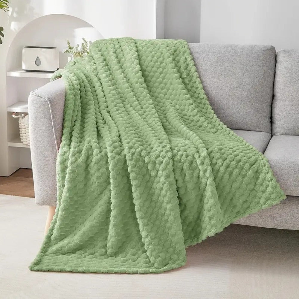Comfort Collection | Fleece Throw Blanket with Ultra-Plush Softness | Cozy Accent for Year-Round Warmth 4