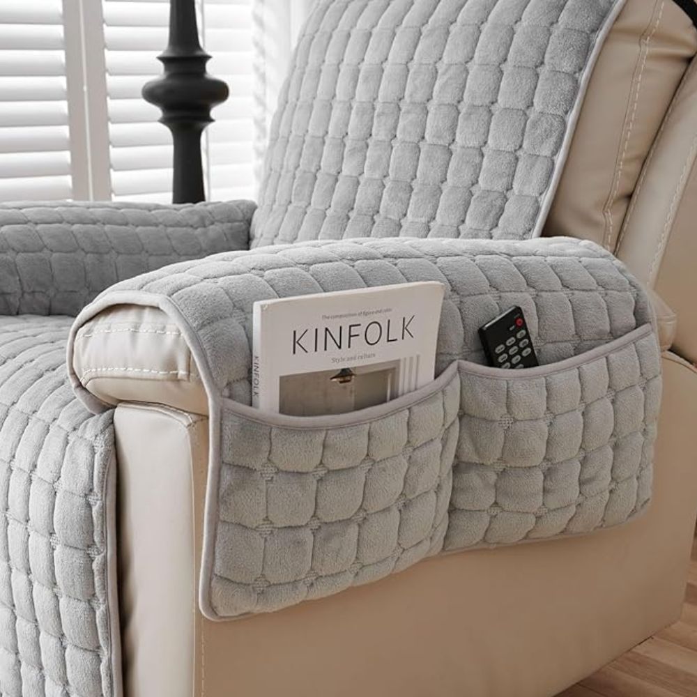 Comfort Cover | Quilted Recliner Chair Slipcover with Non-Slip Fit | Stylish Protection for Everyday Use 5