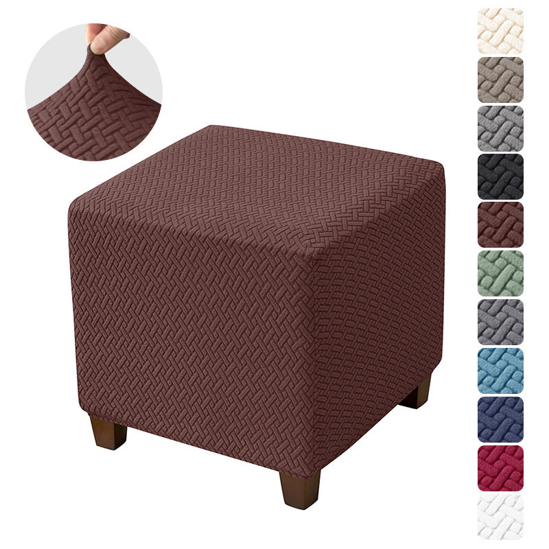 Comfort Haven | Ottoman Cover with Durable Fabric & Stylish Design | Pet-Friendly Protection for Your Furniture 3